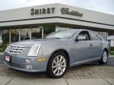Sunset Blue Cadillac STS in 2007