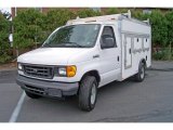 2006 Oxford White Ford E Series Cutaway E350 Commercial Utility Truck #19210527