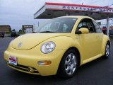 2003 Sunflower Yellow Volkswagen New Beetle GLS Coupe #19264254