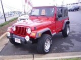 2005 Flame Red Jeep Wrangler SE 4x4 #19283734