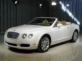 2008 Glacier White Bentley Continental GTC  #52991