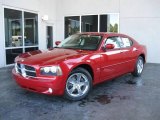 2010 Inferno Red Crystal Pearl Dodge Charger SXT #19355023