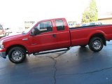 2005 Red Clearcoat Ford F250 Super Duty XLT SuperCab #19363152