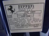 2009 Ferrari 612 Scaglietti  Info Tag