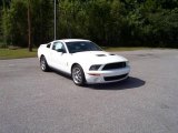 Performance White Ford Mustang in 2009