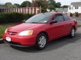 2002 Rally Red Honda Civic LX Coupe #19362592