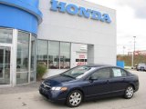 2007 Royal Blue Pearl Honda Civic LX Sedan #19360727