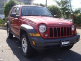 2007 Inferno Red Crystal Pearl Jeep Liberty Sport 4x4 #19366030