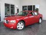 2010 Inferno Red Crystal Pearl Dodge Charger SXT #19483320