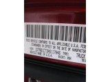 2010 Ram 1500 Color Code for Inferno Red Crystal Pearl - Color Code: PRH