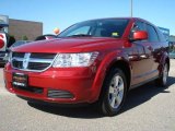 2009 Inferno Red Crystal Pearl Dodge Journey SXT #19484748
