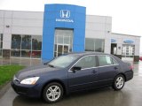 2007 Royal Blue Pearl Honda Accord SE Sedan #19501123