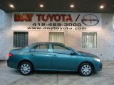 2009 Capri Sea Green Metallic Toyota Corolla LE #19483824