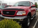 2003 Bright Red Ford F150 XLT SuperCrew 4x4 #19643502
