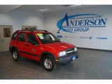 Wildfire Red Chevrolet Tracker in 2002
