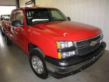 2006 Victory Red Chevrolet Silverado 1500 LS Extended Cab 4x4 #19706376