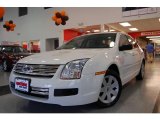 White Suede Ford Fusion in 2009
