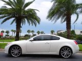 2008 Ivory Pearl White Infiniti G 37 Coupe #19875017