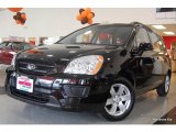 2008 Black Cherry Kia Rondo LX V6 #19944225