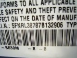 2007 Odyssey Color Code for Ocean Mist Metallic - Color Code: B530M