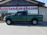 1999 Amazon Green Metallic Ford F150 XLT Extended Cab 4x4 #19987648