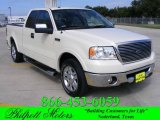 2007 White Sand Tri-Coat Ford F150 Lariat SuperCab #20011978