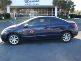 2008 Royal Blue Pearl Honda Civic LX Coupe #20076474