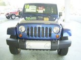 2010 Deep Water Blue Pearl Jeep Wrangler Unlimited Sahara 4x4 #20083211