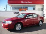 2008 Inferno Red Crystal Pearl Dodge Avenger SXT #2004110