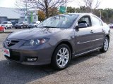 2007 Galaxy Gray Mica Mazda MAZDA3 s Sport Sedan #20063423