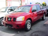 2007 Red Brawn Nissan Titan XE Crew Cab #20078352