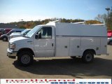 2010 Oxford White Ford E Series Cutaway E350 Commercial Utility #20065772