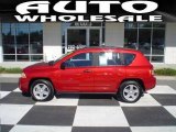 2008 Inferno Red Crystal Pearl Jeep Compass Sport #20140438