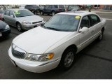 Vibrant White Lincoln Continental in 1998