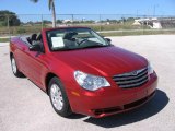 2008 Inferno Red Crystal Pearl Chrysler Sebring LX Convertible #20124835