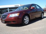 2009 Dark Cherry Red Hyundai Sonata GLS #20129882