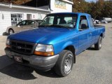 1999 Bright Atlantic Blue Metallic Ford Ranger XL Extended Cab #20234931