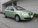 2008 Apple Green Hyundai Accent GS Coupe #20239125