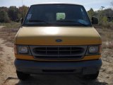 Yellow Ford E Series Van in 2000
