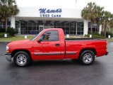 2000 Victory Red Chevrolet Silverado 1500 Regular Cab #20303916