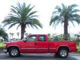 2000 Victory Red Chevrolet Silverado 1500 LS Extended Cab #20292915