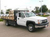 2006 Summit White Chevrolet Silverado 3500 Regular Cab Chassis Stake Truck #20303763