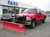Red Clearcoat Ford F350 Super Duty in 2006