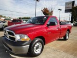 2010 Inferno Red Crystal Pearl Dodge Ram 1500 ST Regular Cab #20307092