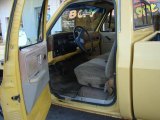 1977 Chevrolet C/K K10 Custom Deluxe Regular Cab 4x4 Tan Interior