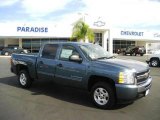 2009 Blue Granite Metallic Chevrolet Silverado 1500 LT Crew Cab #20367728