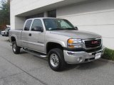 2006 Silver Birch Metallic GMC Sierra 2500HD SLE Extended Cab 4x4 #20364877