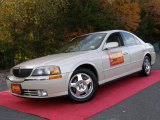 Ivory Parchment Metallic Lincoln LS in 2001