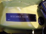 2009 Cooper Color Code for Interchange Yellow - Color Code: A95
