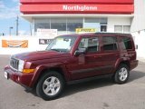 2008 Red Rock Crystal Pearl Jeep Commander Sport 4x4 #2039396